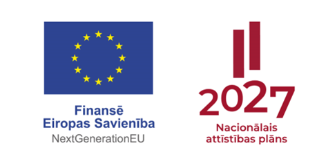 Finansē Eiropas Savienība — NextGenerationEU. Nacionālais attīstības plāns 2027